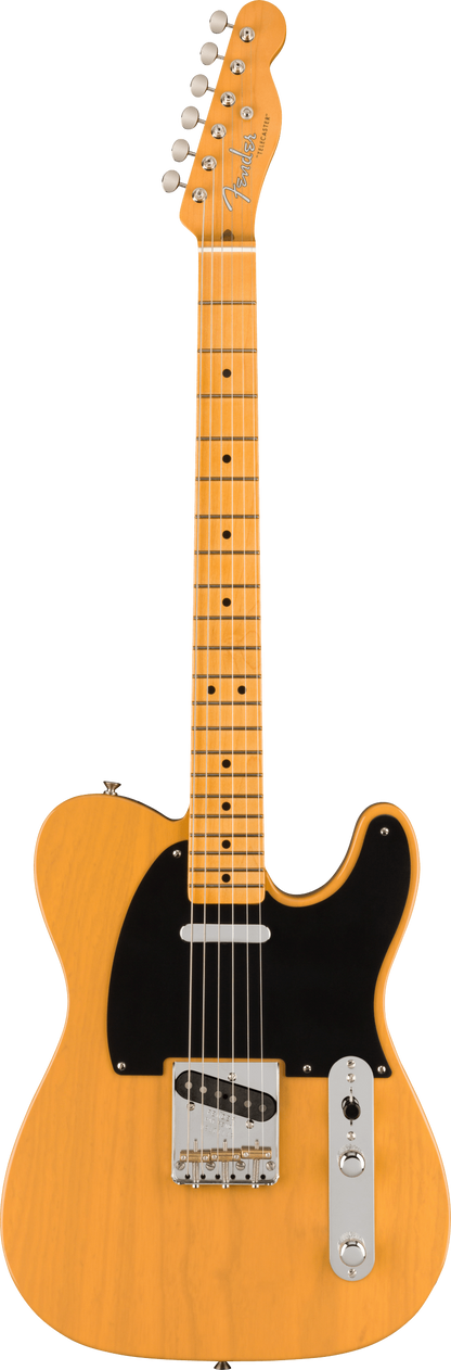 Full frontal of Fender American Vintage II 1951 Telecaster MP Butterscotch Blonde.