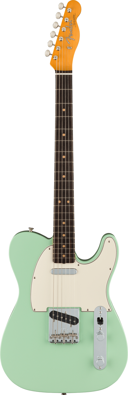 Full frontal of Fender American Vintage II 1963 Telecaster RW Surf Green.