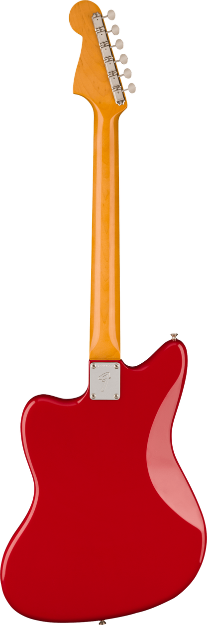 Back of Fender American Vintage II 1966 Jazzmaster RW Dakota Red.
