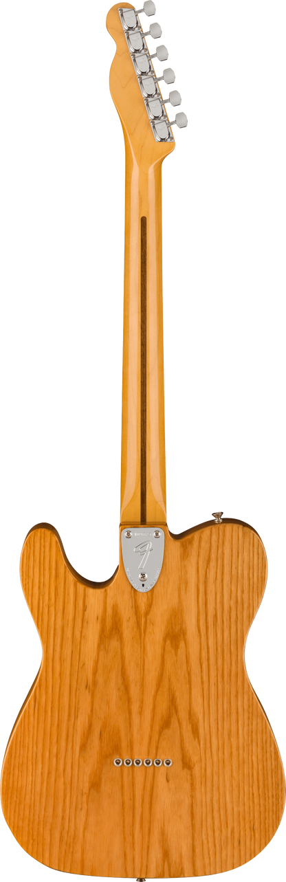 Back of Fender American Vintage II 1972 Telecaster Thinline MP Aged Natural.
