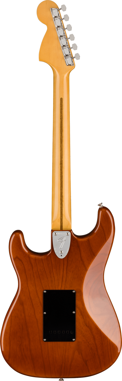 Back of Fender American Vintage II 1973 Stratocaster MP Mocha.