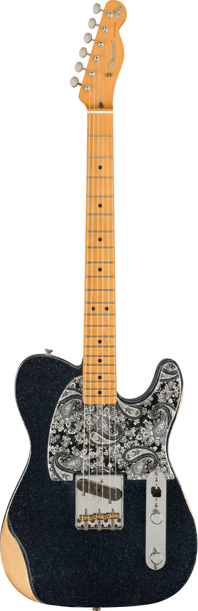 Fender Brad Paisley Esquire Tele Black Sparkle w/bag