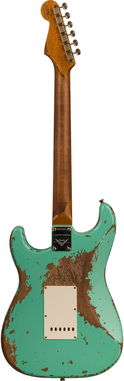 Fender Custom Shop Limited Edition Roasted '60 Strat Super Heavy Relic Aged Sea Foam Green w/case