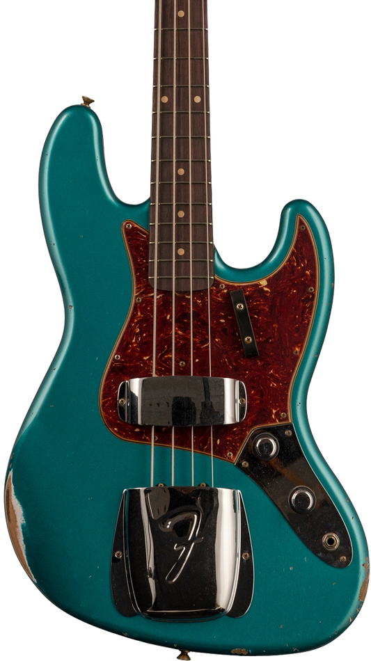 Fender Custom Shop Limited Edition 60 Jazz Bass Relic Aged Ocean Turquoise w/case