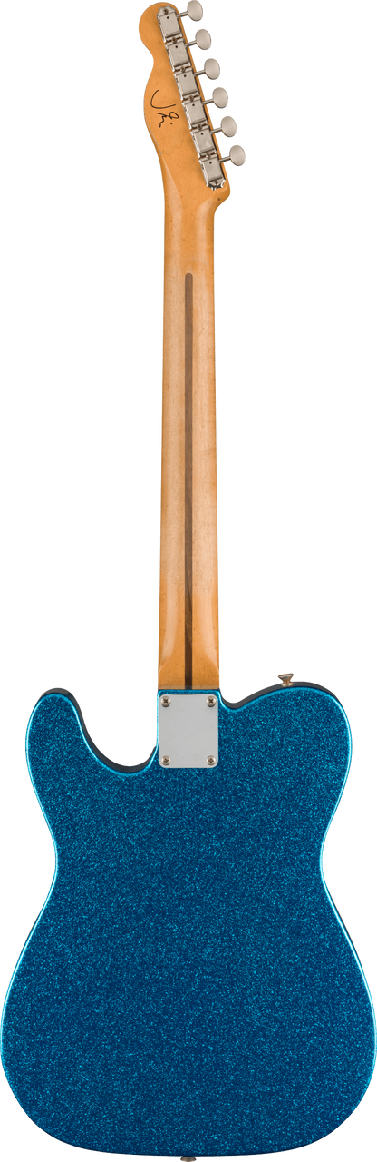 Back of Fender J Mascis Telecaster MP Bottle Rocket Blue Flake.