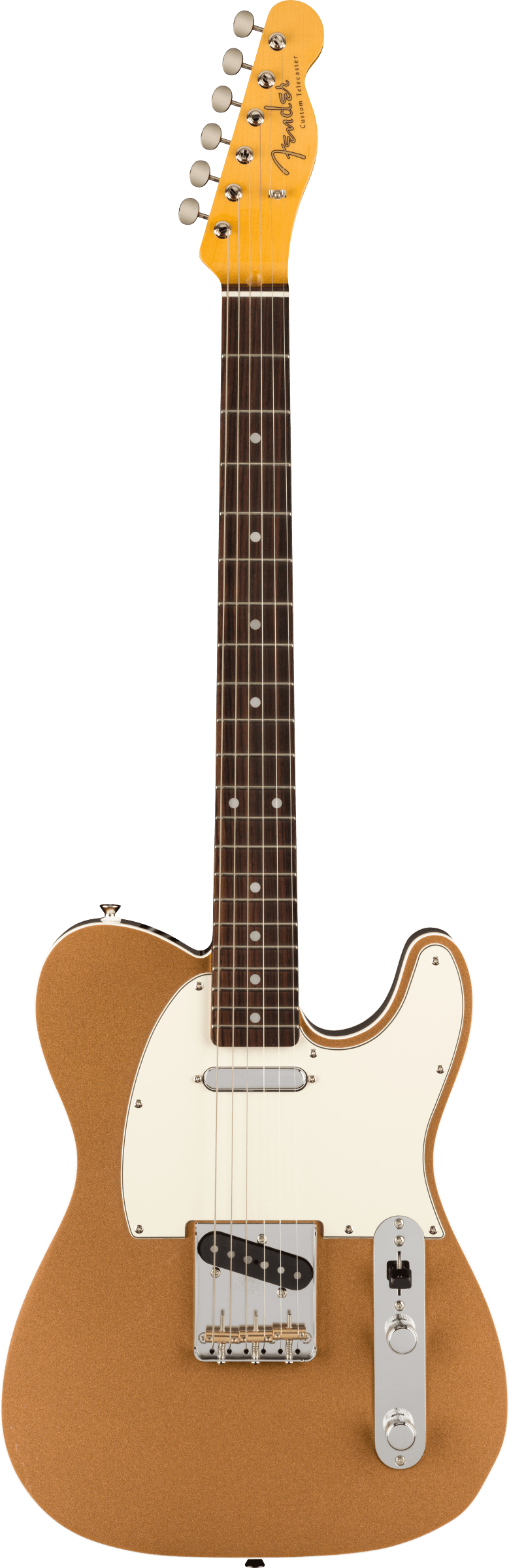 Fender JV Modified 60s Custom Telecaster RW Firemist Gold w/bag