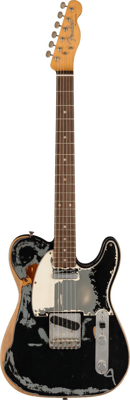 Full frontal of Fender Joe Strummer Telecaster RW Black.