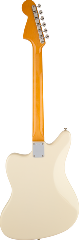 Back of Fender Johnny Marr Jaguar RW Olympic White.