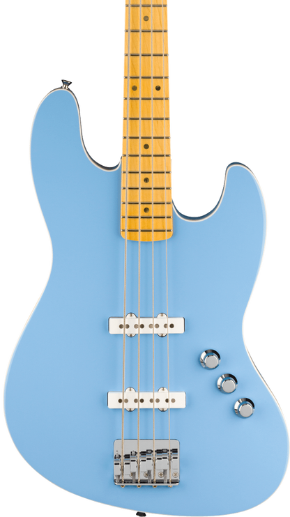 Open Box Fender Limited Edition Aerodyne Special Jazz Bass MP California Blue w/bag