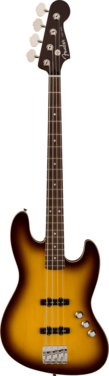 Open Box Fender Limited Edition Aerodyne Special Jazz Bass RW Chocolate Burst w/bag