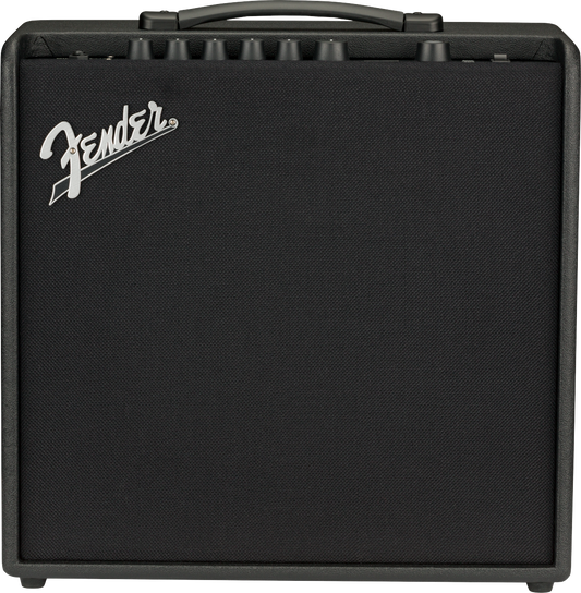 Front of Fender Mustang LT50 120V.