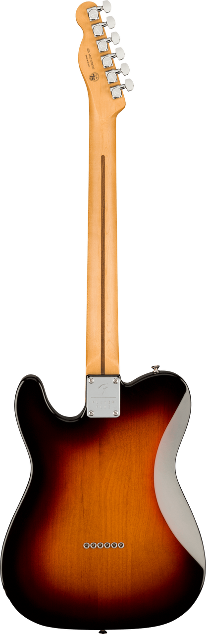 Back of Fender Player Plus Telecaster MP 3-Color Sunburst.