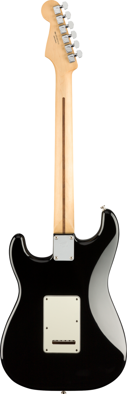 Back of Fender Player Stratocaster HSS Pau Ferro Fingerboard Black.