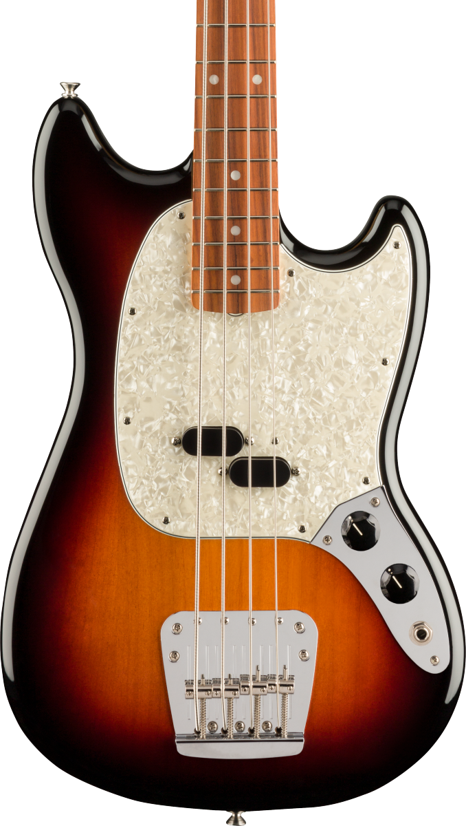 Open Box Fender Vintera 60s Mustang Bass PF 3 Color Sunburst W/bag