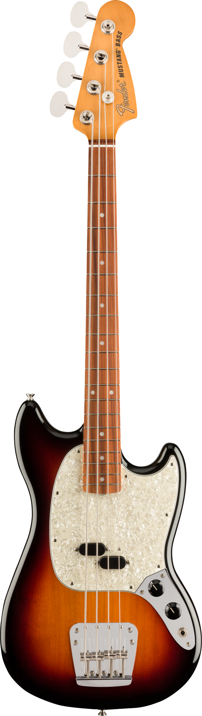 Open Box Fender Vintera 60s Mustang Bass PF 3 Color Sunburst W/bag