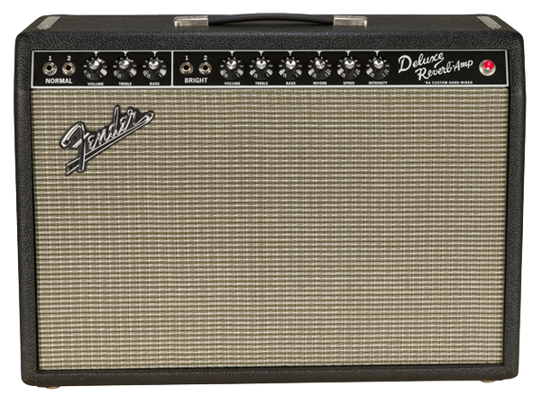 Front of Fender ’64 Custom Deluxe Reverb Hand Wired.