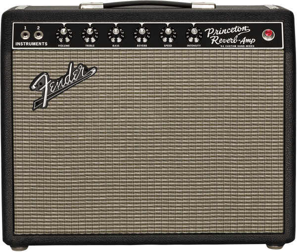 Front of Fender '64 Custom Princeton Reverb 120V Hand-wired.