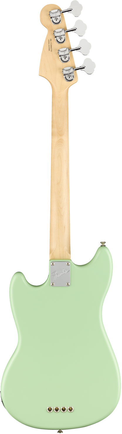 Fender American Performer Mustang Bass RW Satin Surf Green w/bag