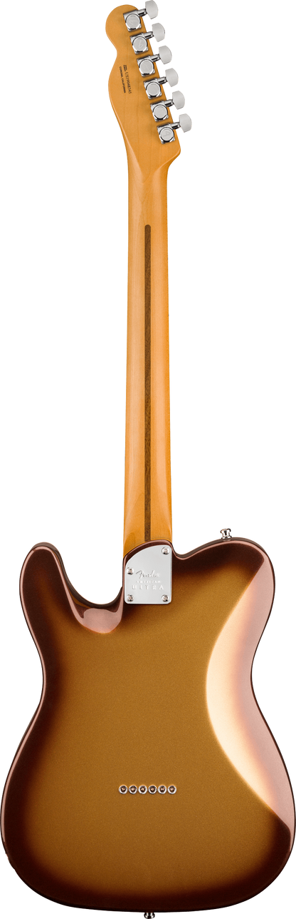 Back of Fender Telecaster MP electric guitar in Mocha Burst color Tone Shop Guitars Dallas TX