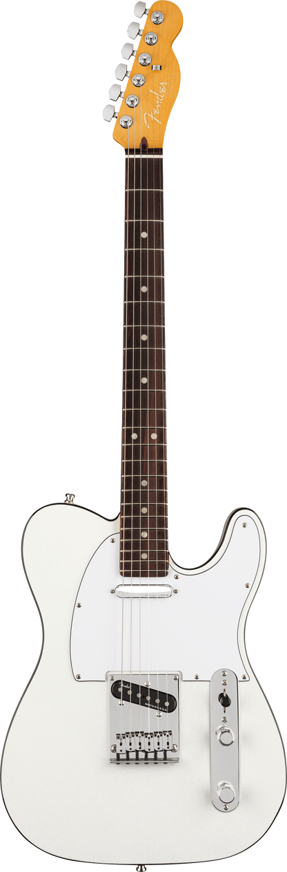 Fender Telecaster RW electric guitar in Arctic Pearl white Tone Shop Guitars Dallas Fort Worth