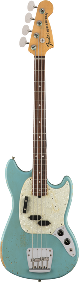 Fender JMJ Road Worn Mustang Bass RW Faded Daphne Blue