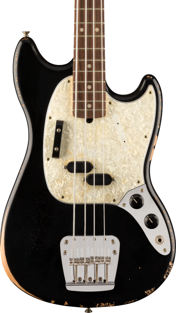 Fender JMJ Road Worn Mustang Bass Black