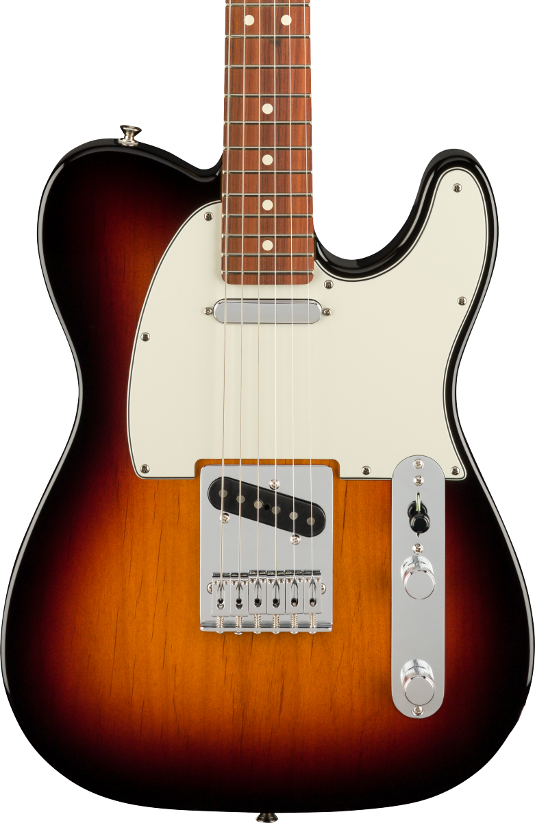 Front of Fender American Performer Jazzmaster RW Vintage White.