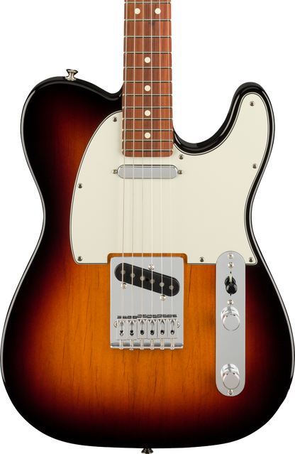 Front of Fender American Performer Jazzmaster RW Vintage White.