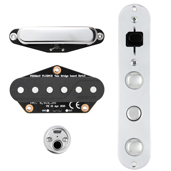 Top down of Fishman PRF-TEL-GK1 Greg Koch Gristle Tone Pickup Set.