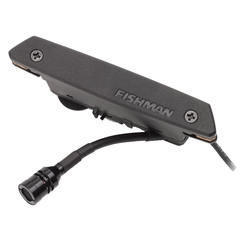 Front of Fishman PRO-REP-103 Rare Earth Humbucking Mic Blend.