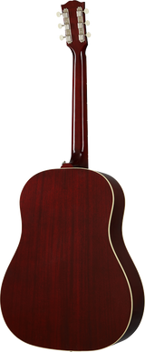 Back angle of Gibson 60's J-45 Original Wine Red.