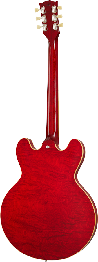 Back angle of Gibson ES-335 Figured Sixties Cherry.