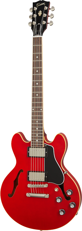 Full frontal of Gibson ES-339 Cherry.