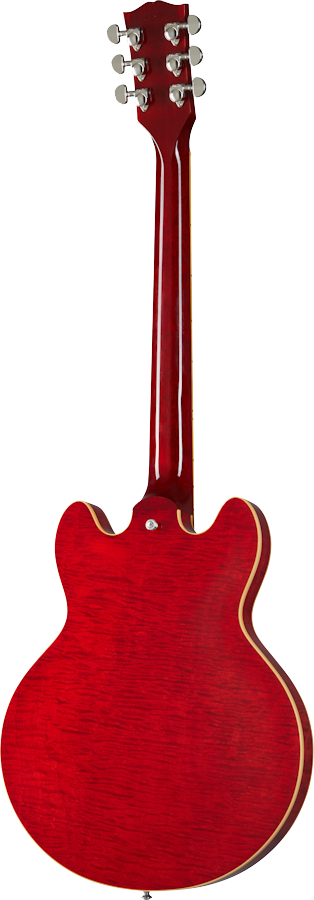 Back angle of Gibson ES-339 Figured Sixties Cherry.