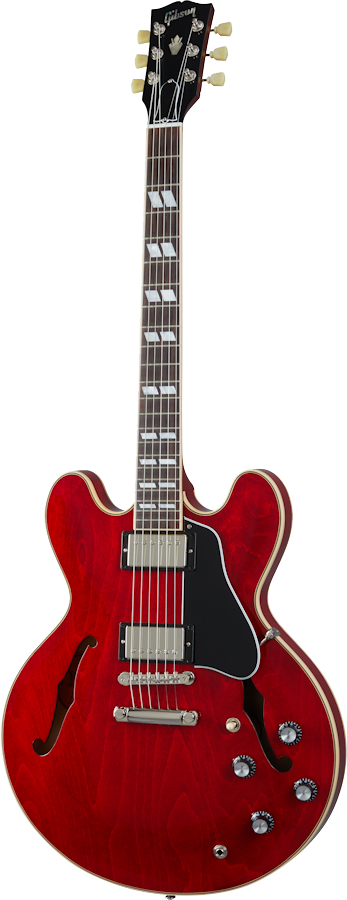 Full frontal of Gibson ES-345 Sixties Cherry.