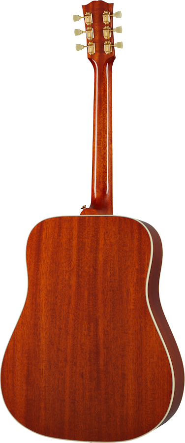 Back of Gibson Hummingbird Original Heritage Cherry Sunburst.
