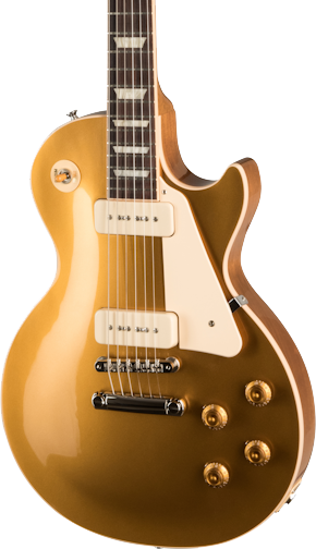 Front of Gibson Les Paul Standard '50s P90 Gold Top.