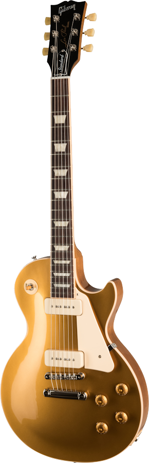 Full frontal of Gibson Les Paul Standard '50s P90 Gold Top.