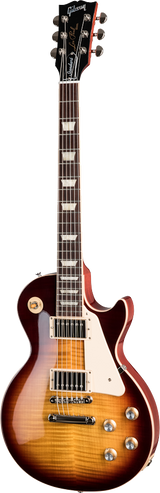 Full frontal of Gibson Les Paul Standard '60s Figured Top Bourbon Burst.