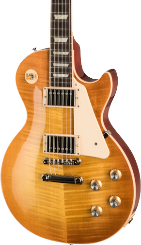 Front of Gibson Les Paul Standard 60's Figured Top Unburst.