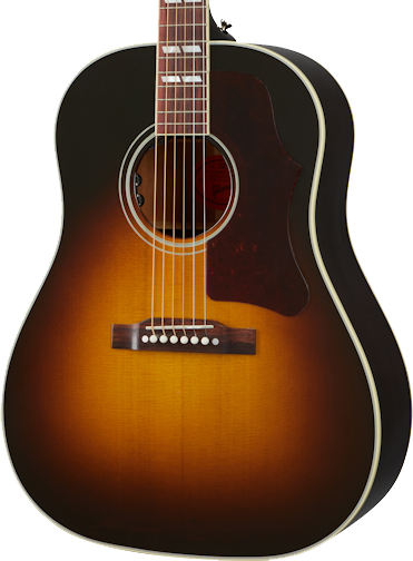 Front of Gibson Southern Jumbo Original Vintage Sunburst.
