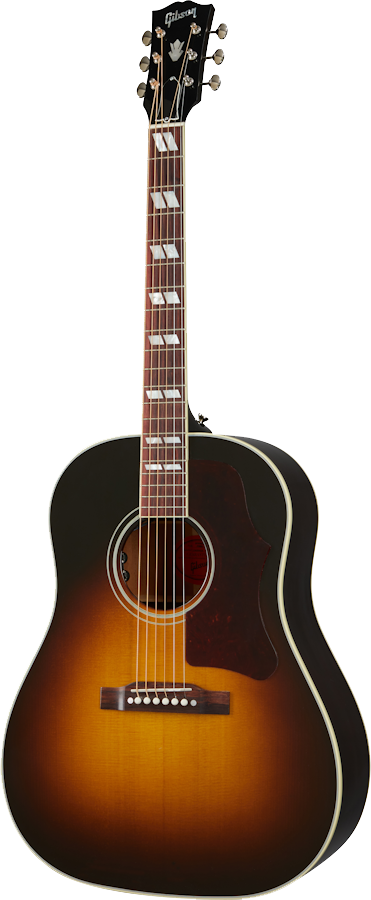 Full frontal of Gibson Southern Jumbo Original Vintage Sunburst.