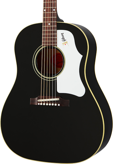Front of Gibson 60's J-45 Original Ebony.