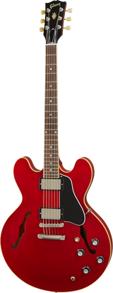 Gibson ES-335 electric guitar in Satin Cherry Tone Shop Guitars Dallas Fort Worth