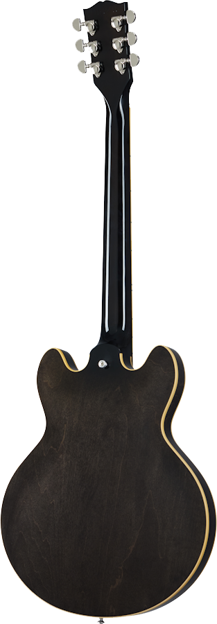 Back angle of Gibson ES-339 Trans Ebony.