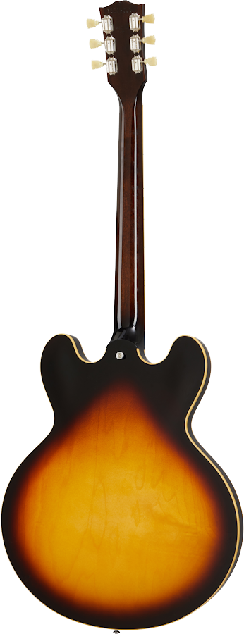 Back of Gibson ES-345 Vintage Burst.