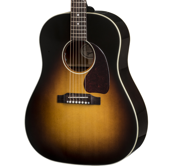 Gibson J 45 Standard acoustic guitar in Sunburst color Tone Shop Guitars Dallas TX