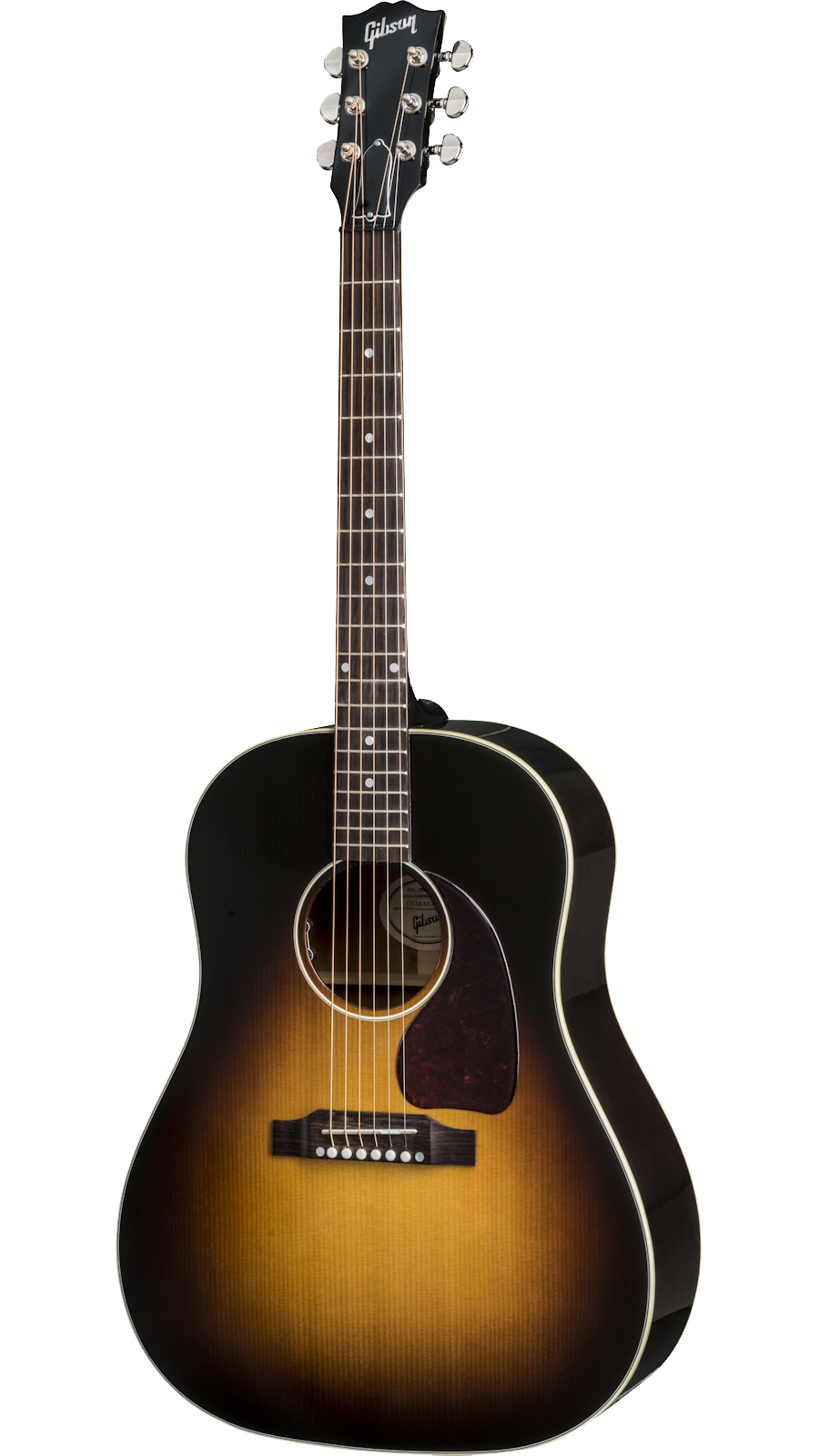 Gibson J 45 Standard acoustic guitar in Sunburst color Tone Shop Guitars Dallas TX