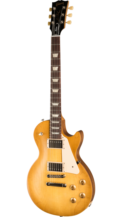 Full front angle of Gibson Les Paul Tribute Satin Honeyburst.