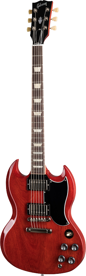 Full frontal of Gibson SG Standard 61 Vintage Cherry.